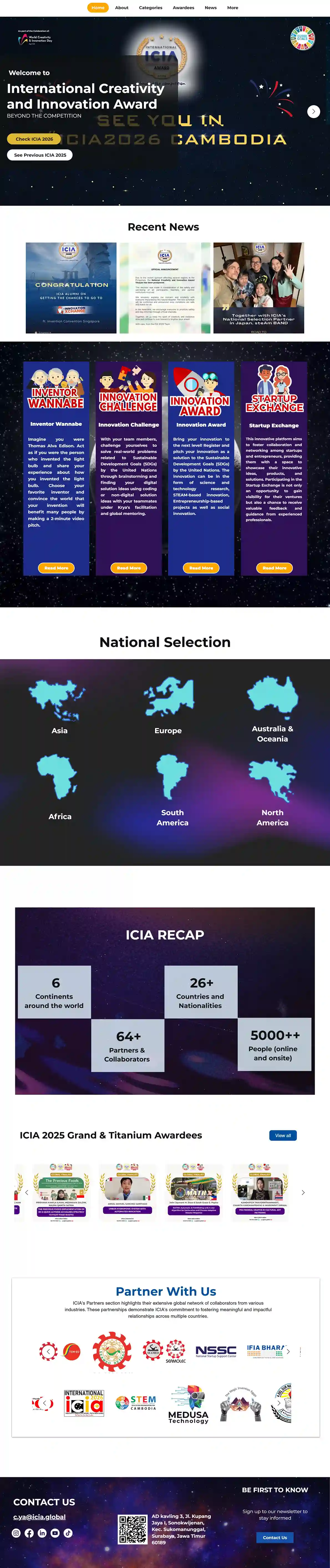 Contoh Website Event Ransite